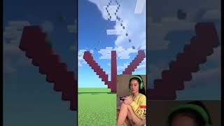 Bella plays Minecraft 😱😱😱😱😂