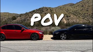 TUNED Q60 VS. F80 M3 GO CRAZY IN THE CANYONS (MUST WATCH‼️)