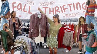 THRIFT WITH ME for your perfect FALL WISHLIST *cozy finds & fall vibes* 🍂☕