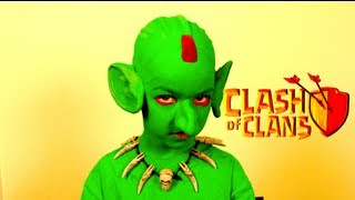 Clash of Clans Goblin Costume Makeup Clash Royale