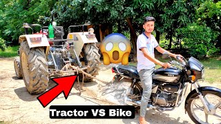 Tractor vs Bike Tochan | Swaraj 855 vs Splendor Plus Tochan