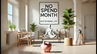 No Spend Month Challenge Master Minimalism