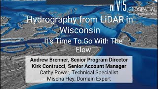 Hydrography from LiDAR in Wisconsin: It's Time To Go With The Flow