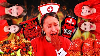 🔥Spicy Challenge Mukbang🔥 매운 음식 챌린지 먹방 모음 JiniYum 지니얌