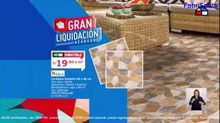 Comercial Sodimac Homecenter 🏡 "Gran Liquidación Acabados" (21-27 de Julio) (Perú, 2021)