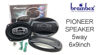 16004 Speaker Mobil Oval 6x9inch Pioneer TS-A6995S 5 Way Coaxial Car Audio Automotive Loudspeker