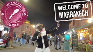 MARRAKECH Walking Tour | Jemaa El Fna | Medina [4K] Morocco