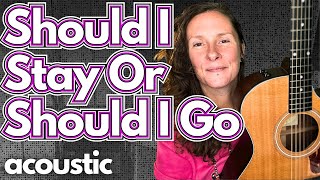 Learn THE CLASH - Should I Stay Or Should I Go - GUITAR TUTORIAL