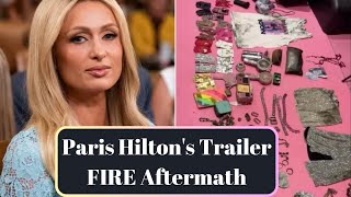 Paris Hilton's Music Video Set Trailer Catches Fire|Behind-the-Scenes Aftermath & Emotional Reaction