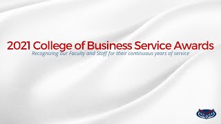 2021 FAU College of Business Service Awards