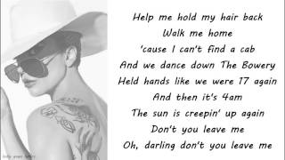 Lady Gaga & Florence Welch  - Hey Girl Lyrics