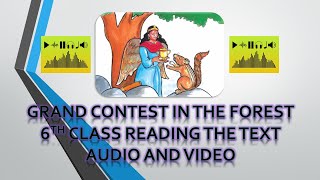 Grand Contest in the Forest reding the text