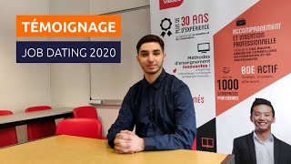 JobDating 2020 - Témoignage de Nadir