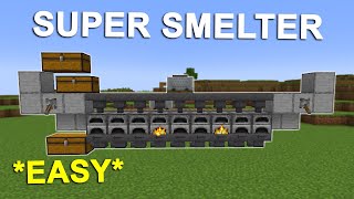 Minecraft BEST Super Smelter Design 1.20 Tutorial