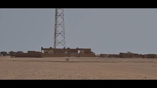 Arrived at our first stop (AMT), a town named Lockum in the Tiris Zemmour Region, Mauritania.