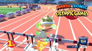 Mario & Sonic Olympic Games At The Tokyo 2020 Event 100m Hurdles All Character Super Move