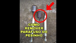 Como remover parafuso do pesinho do guidao