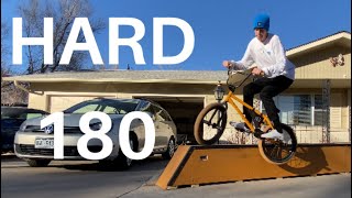 HOW TO FEEBLE HARD 180 (BMX)