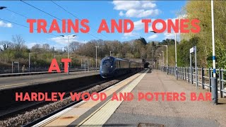 Train and Tones at Hadley Wood and Potters Bar (ECML)