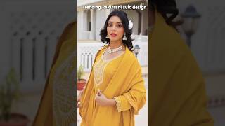 Trending Pakistani suit design for girls #fashion #dress #trending #partydress #plazzosuits #shorts