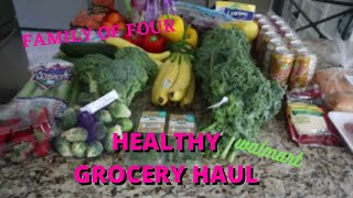 HEALTHY GROCERY HAUL//WALMART//MEAL IDEAS//FAMILY OF FOUR