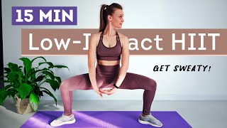 15-MIN Low-Impact FULL-BODY HIIT Workout (No Equipment & No Jumping)