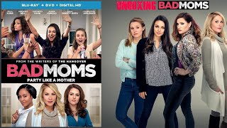 Bad Moms 2016 Blu Ray (Review and Unboxing) (Mila Kunis, Kristen Bell, Kathryn Hahn)