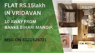 1st floort ₹15lakh  studio apartment  near #bankebihari #vrindavanproperty