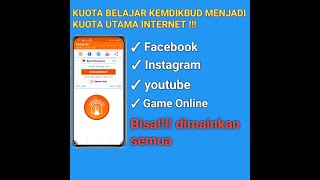 Mengubah kuota data belajar Kemdikbud menjadi kuota utama internet #anonytun