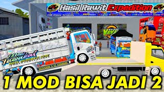 CUMA DI MOD INI BISA LANGSUNG PAKE 2 MOD SEKALIGUS ! MOD BUSSID TERBARU FULL ANIMASI