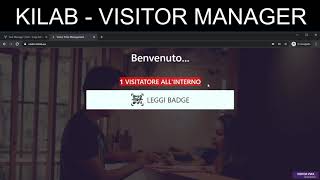 Kilab - Visitor Manager - Gestione Visitatori Aziendali