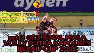 FINAL VOLY PUTRA PIALA KAPOLRES BERAU 2022 | BHAYANGKARA VS PT KBA set 3 of 3