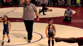 Connor Hammons 43lb wrestling