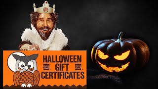 Retro TV: Burger King Halloween Gift Certificate Commercial (1977)