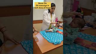 How to do oil massage in Babies #shorts #youtubeshorts #shortvideo