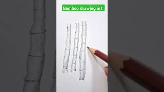 How to draw bamboo Easy bamboo drawing #Bamboo drawing art#shortsviral #bamboo  how to draw  bamboo