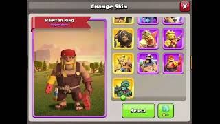 New Legendary Skin in March 2023| Painter King | Clash of Clans