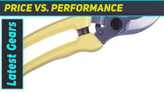 ARS Pruner (Yellow) - The Best Curved Blade Pruner for Precision Cutting