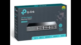 Обзор и распаковка свитч Tp Link TL SG1024DE