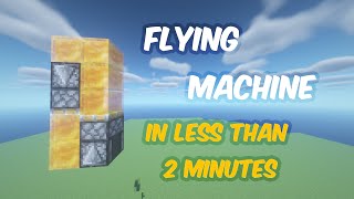 How To Build Flying Machine in Minecraft 1.16 | sideway | up