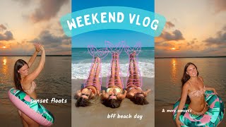 WEEKEND LIVING IN COASTAL NORTH CAROLINA: bff beach days, coffee shops & sunset swims