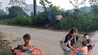 Hoang Xuan mother and child found a baby on the street, not knowing whose it was