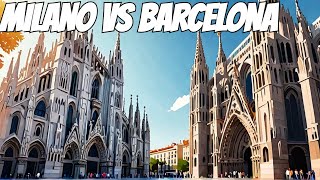 Is MILANO or BARCELONA Worth Visiting? #milano #barcelona #shorts #shortsvideo #youtubeshorts