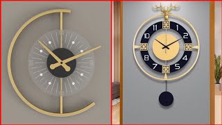 Wall clock design Wall decoration ideas #homedecor