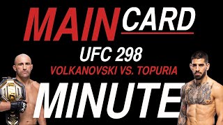 Best UFC 298 Bets | 60 Sec Full Card Breakdown | Volkanovski vs. Topuria | Main Card Minute