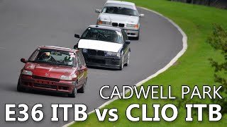 E36 ITB vs Clio ITB Cadwell Park 27th August 2020