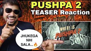 Pushpa 2 Hindi Teaser Reaction 🔥|Allu Arjun,Rashmika Mandanna|Pushpa 2 Trailer