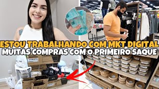 ESTOU TRABALHANDO COM MARKETING DIGITAL, COMPRAS COM O MEU PRIMEIRO SAQUE, GASTEI MAIS DE 5 MIL 😱