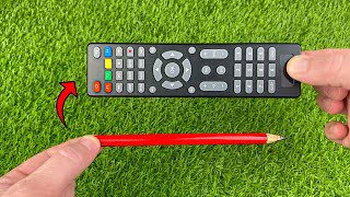 Take an Ordinary Pencil and Repair All the Remote Controls in Your House! 3 Amazing Ways!