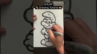 Everyone Can Draw! - SMURF ✍️ Drawing Tutorial 😀✏️ #smurf #brainysmurf #thesmurfs